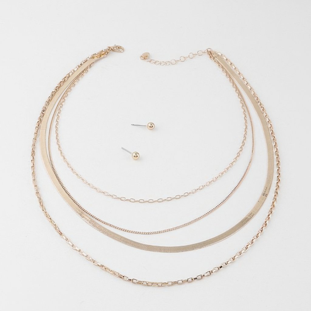 Multi Snake Chain Necklace